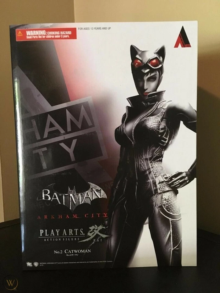 Figura Kai Arkham City Catwoman 9" Play Arts de Square Enix NUEVA CAJA NUNCA ABIERTA Foto 4 de 4
