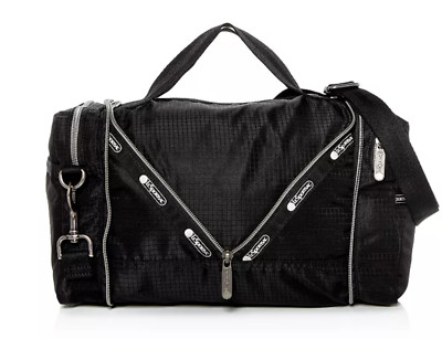 バッグ LeSportsac Shiny Black Deluxe Crossbody | LeSportsac