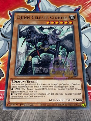 Yu Gi Oh Karte Himmlischer Dschinn Cidhels LIOV-FR025x3