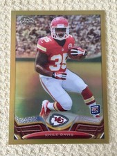 2013 Topps Chrome Knile Davis RC GOLD Refractor 35/50 #80 JERSEY #! Rookie