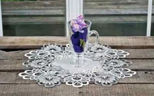 Sliver Lace Doily (14" Square)