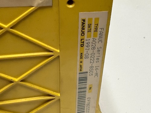 Fanuc Control Case 16-MC Series A02B-0222-B503 Rack Slot Fan A20B-2000-0650 - Picture 3 of 3