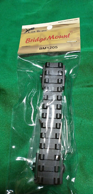 Lion Gears BridgeMount  .5'' Risers, 5'' Long with 12 Slots, BM1205 SCOPE OPTICS