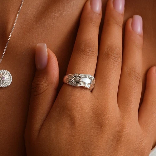 14K Gold Goddess Venus Ring , Goddess Aphrodite Ring, Unique Statement Ring