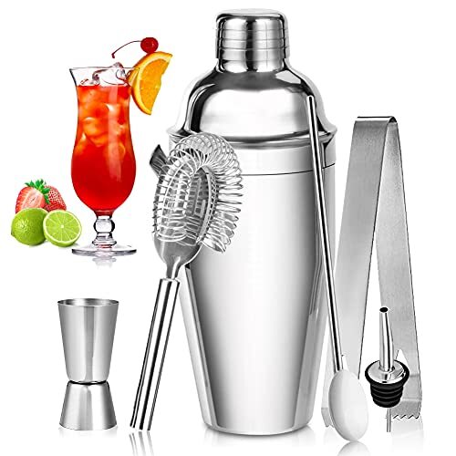 DASIAUTOEM Shaker Cocktail Set Professionale Cocktail Shaker Kit Cocktail Acc...