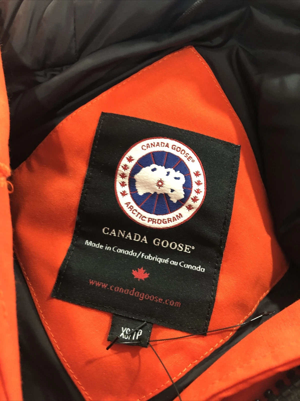 NUOVO parka arancione Canada Goose ""Rideau"" Monarch taglia XS $750 donna"