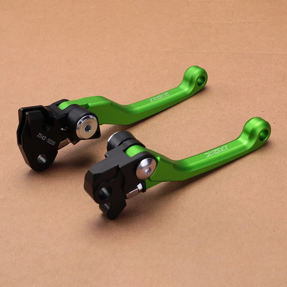 Alavanca de embreagem de freio de mão para motocross par CNC para KAWASAKI KX 65 85 100 112 125 250 - Imagem 3 de 4