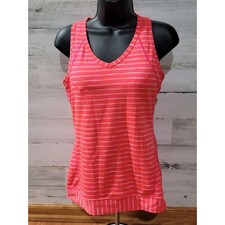 Athleta Womens Striped Tank Top Racerback Active Top Size Small