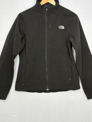 The North Face Full Zip TNF Apex Bionic Jacket Womens Black Zipper Pocket Medium