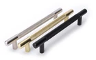 Door Handles Kitchen Cabinet Cupboard Drawer Interior Steel Knurled T Bar Handle