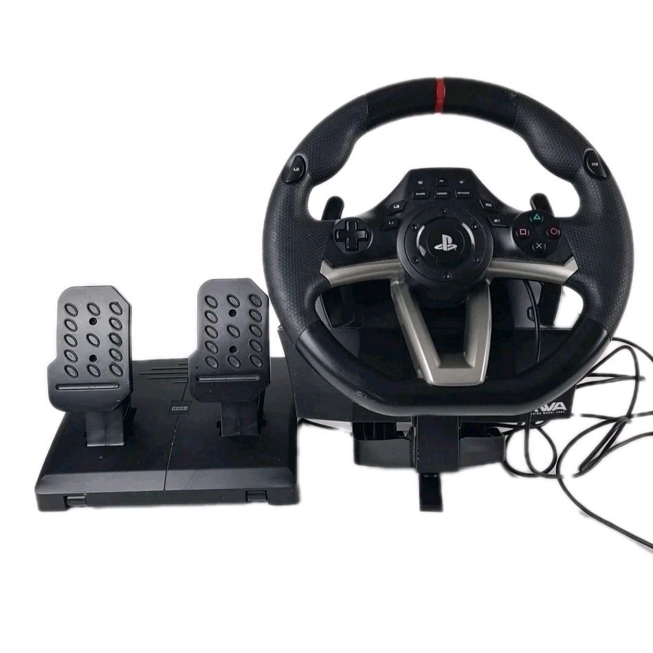 RWA HORI PS4-052 + おまけ(PS4 ソフト2本) Racing Wheel APEX for