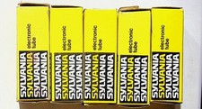 Lot of 5 Sylvania Vintage Electronic Tube New Old Stock NOS