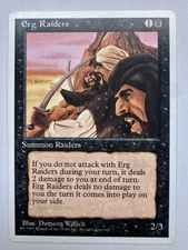1x Erg Raiders Fourth Edition LP MTG Magic the Gathering