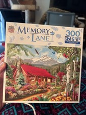 MasterPieces Memory Lane  MOUNTAIN HIDEAWAY  EZ-Grip 300pc Interlocking Puzzle