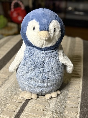 STEIFF Paule Penguin EAN 063961 30cm/ 12  Blue white Plush Preowned
