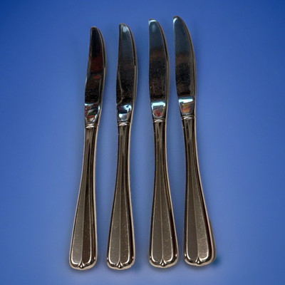 Oneida GALA IMPULSE Dinner Knives Stainless Flatware Set of 4 Hollow USA 9'' inch