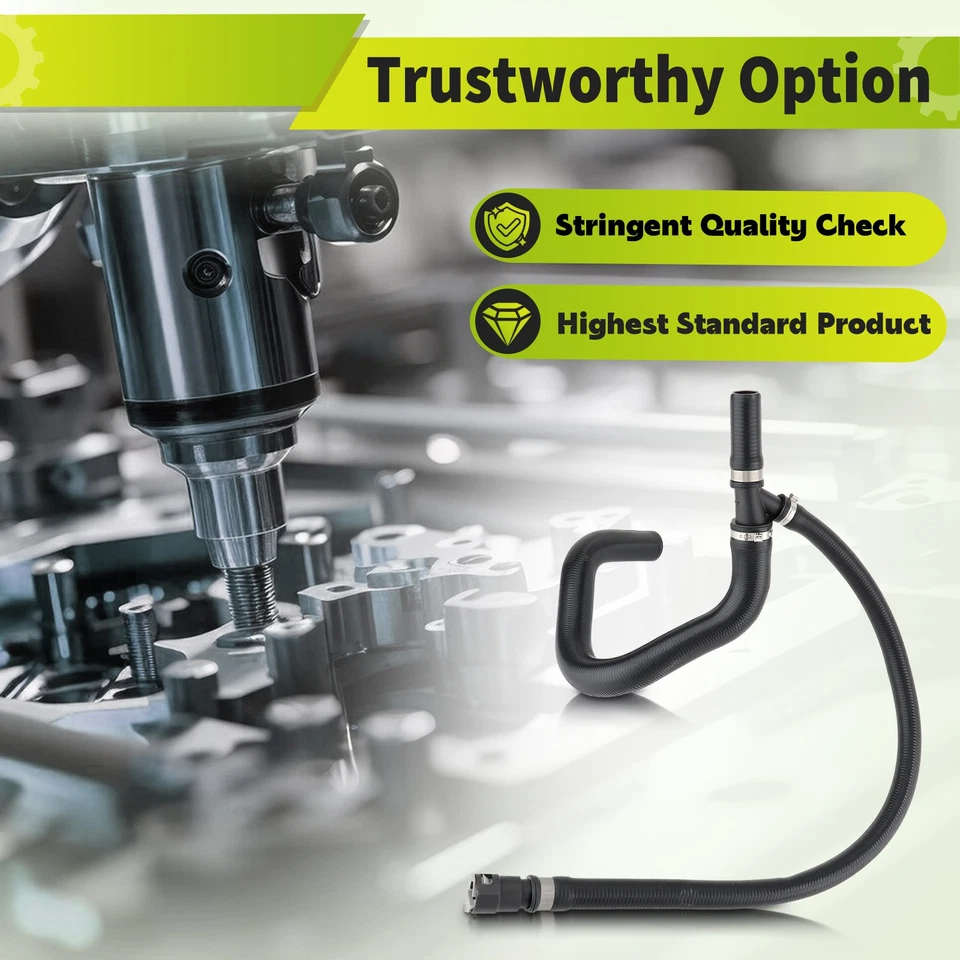 Tubo de manguera de refrigerante de radiador negro nuevo para Chevrolet Suburban 1500 2500 2007-2013 Foto 3 de 4