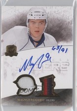 2010 Upper Deck The Cup Honorable Numbers 63/91 Magnus Paajarvi Patch Auto 2d8