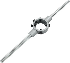 round Die Stock Handle Wrench, M12-M14 Metric round Die Holder for 38Mm/1-1/2 In