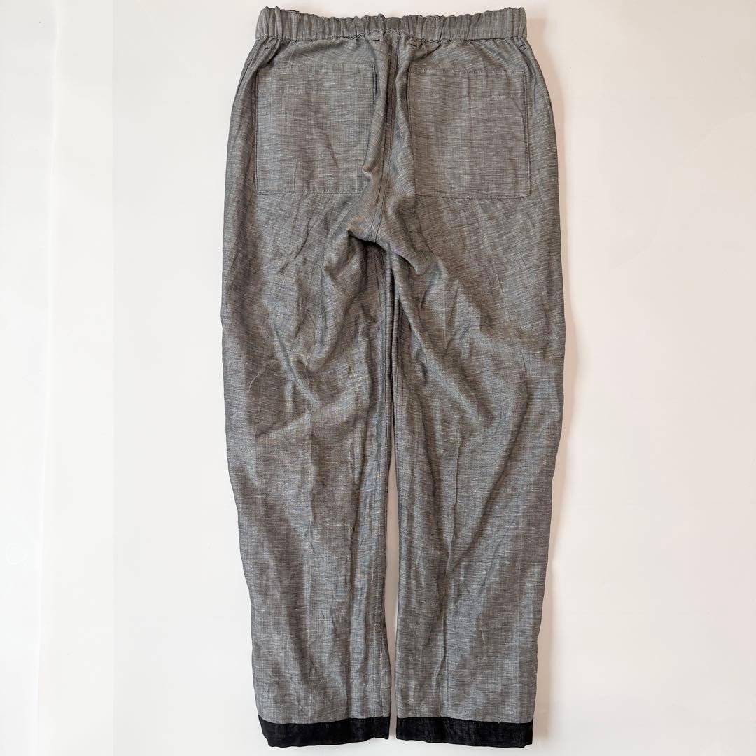 ISSEY MIYAKE REVERSIBLE EASY PANTS MEN COLOR BLACK MATERIAL WOOL SIZE L USED image 4