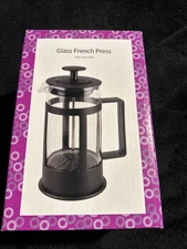 Glass French Press Coffee Maker -Old East Main Company- New