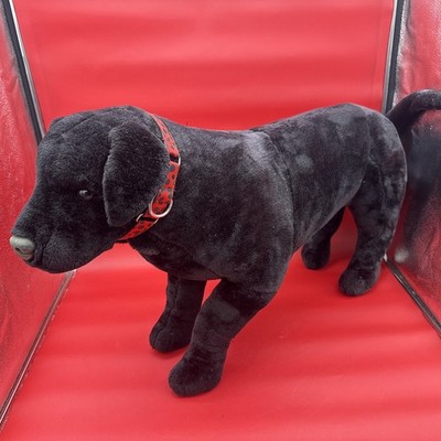 Melissa & Doug Large Black Lab Plush Stuffed Animal Realistic Dog Labrador 30 