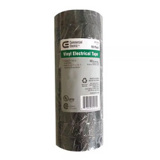 0.75 In. X 60 Ft. 7 Mil Vinyl Electrical Tape - Black 10-Pack