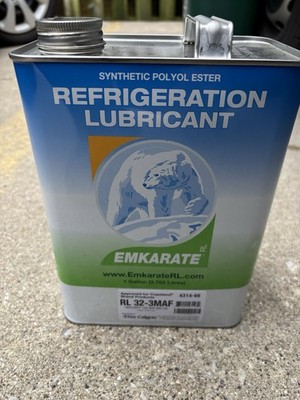 Emkarate Refrigeration Lubricant Poe 1 Gal RL 32-3MAF / 4314-66 NEW SEALED