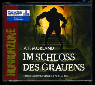 A.F. MORLAND★IM SCHLOSS DES GRAUENS★Horror-Hörbuch ab 14 J.★3-CD★knapp NEUWERTIG - Bild 1 von 4