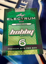 2026 Leaf Electrum Baseball Factory Sealed Hobby Box 6 Premium Hits