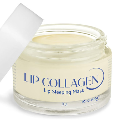 Lip Sleeping Mask (20G), Collagen Lip Mask Overnight, Lip Plumper with Hyaluroni