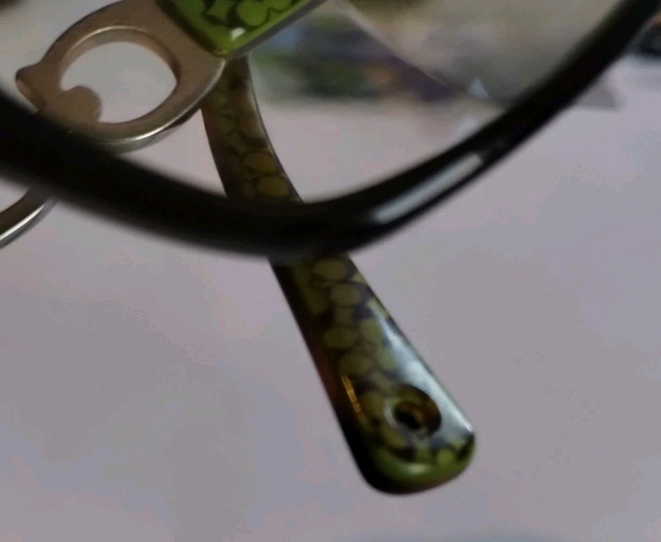 Marco de gafas Coach VANESSA HC6017 5036 52 15 135 estampado tortuga verde Foto 2 de 4