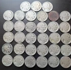 Lot of 29 BUFFALO NICKELS & 4 LIBERTY V NICKELS vintage coin set