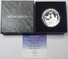2020 Trump Silver Shield 1 oz Proof Silver Round/Medallion w Box & COA