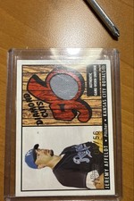 2003 Bowman Heritage Diamond Cuts Jeremy Affeldt #DC-JA ( Jersey ) #05/56 - RARE