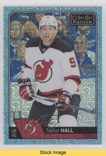 2016-17 O-Pee-Chee Platinum Ice Blue Traxx Taylor Hall #37 READ x0a