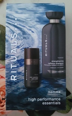Rituals Homme Set Reisegrösse 24h Face Cream + Koffein Shampoo Neu