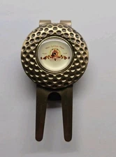 MGM & Kodak Golf Brass Divot Tool Money Clip Ball Marker Promotional Item