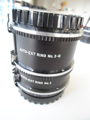 Mamiya M 645 Auto - Ext Ring Set No. 1 / No. 2 / No. 3-S Zwischenringe
