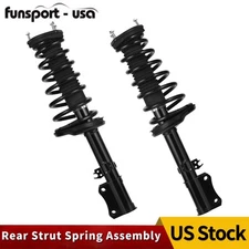 Pair Rear Struts Shocks w/ Coil Springs for 2002 2003 Toyota Camry Lexus ES300