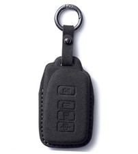 for Lexus Key Fob Cover Premium Suede Full Protection Key Shell Key Case Black