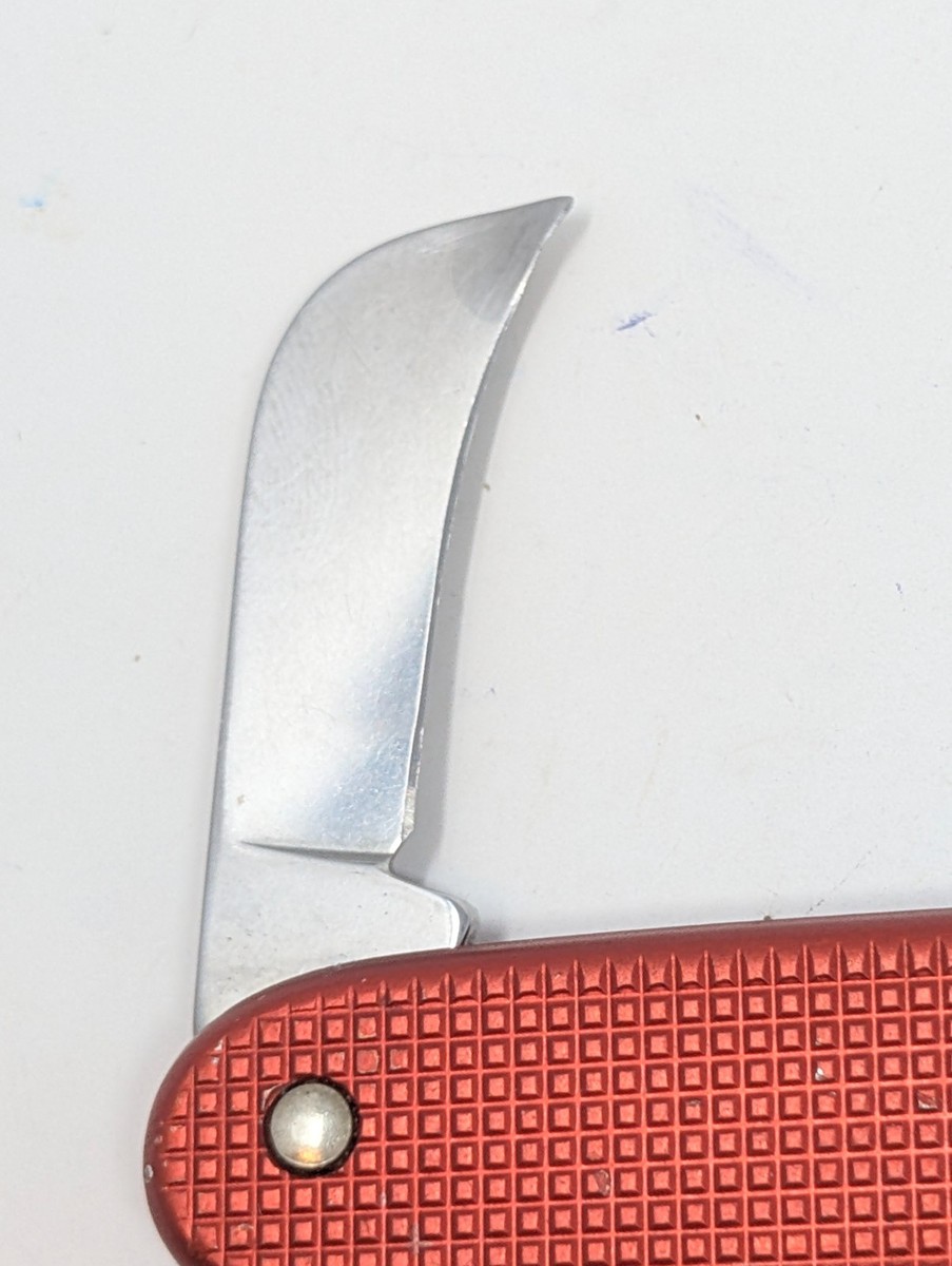 Rare Victorinox Pioneer Pruner Red Alox Old Cross 93mm Swiss Army