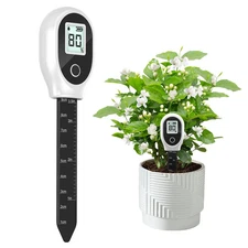 Digital Moisture Meter Soil Humidity Sensor with Backlight and Scale for Garden