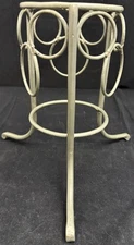 o'o'o . Metal STAND for Paperweight Planter or Other Item . 10" Tall 5" Diameter