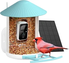 NETVUE by Birdfy Smart Bird Feeder with AI Camera Solar Powered, 2MP Wireless...