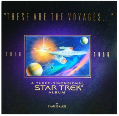 These Are The Voyages: A Three-Dimensional Star Trek Album Hardback Book NEW