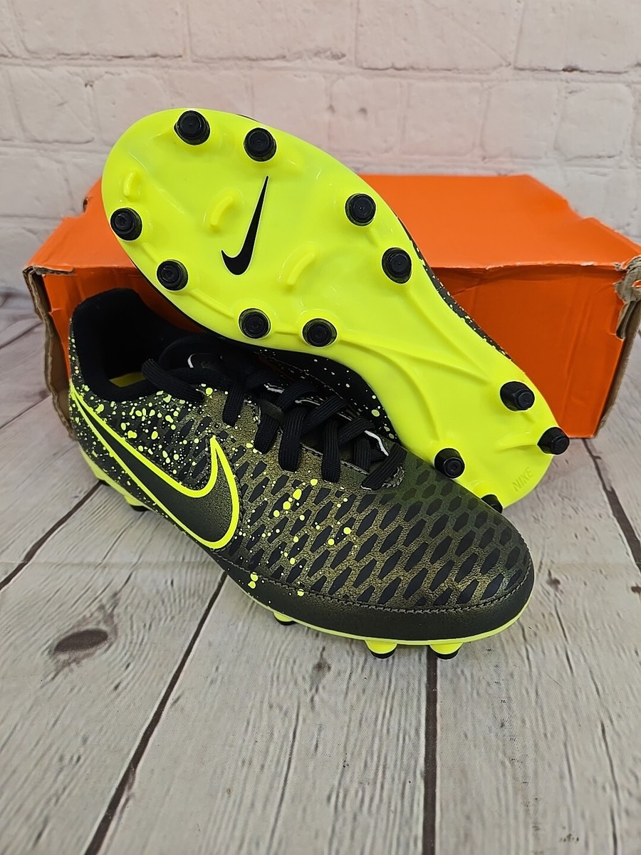 Nike JR Magista ONDA FG Youth Soccer Cleats Dark Citron Volt Nike JR Magista ONDA FG Youth Soccer Cleats Dark Citron Volt