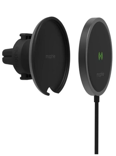 2 x Mophie Snap+ Wireless 15W Car Charging Vent Mount for iPhones & Galaxy Phone - Zdjęcie 4 z 8