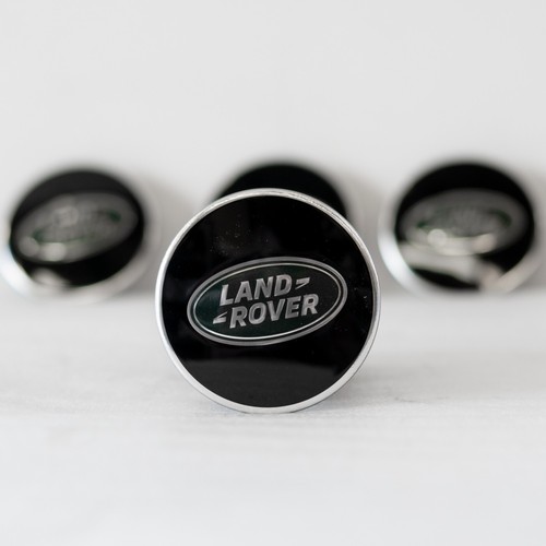 Land Rover Range Rover Center cap set OEM Black with Green Logo Genuine LR069899 - Picture 2 of 18