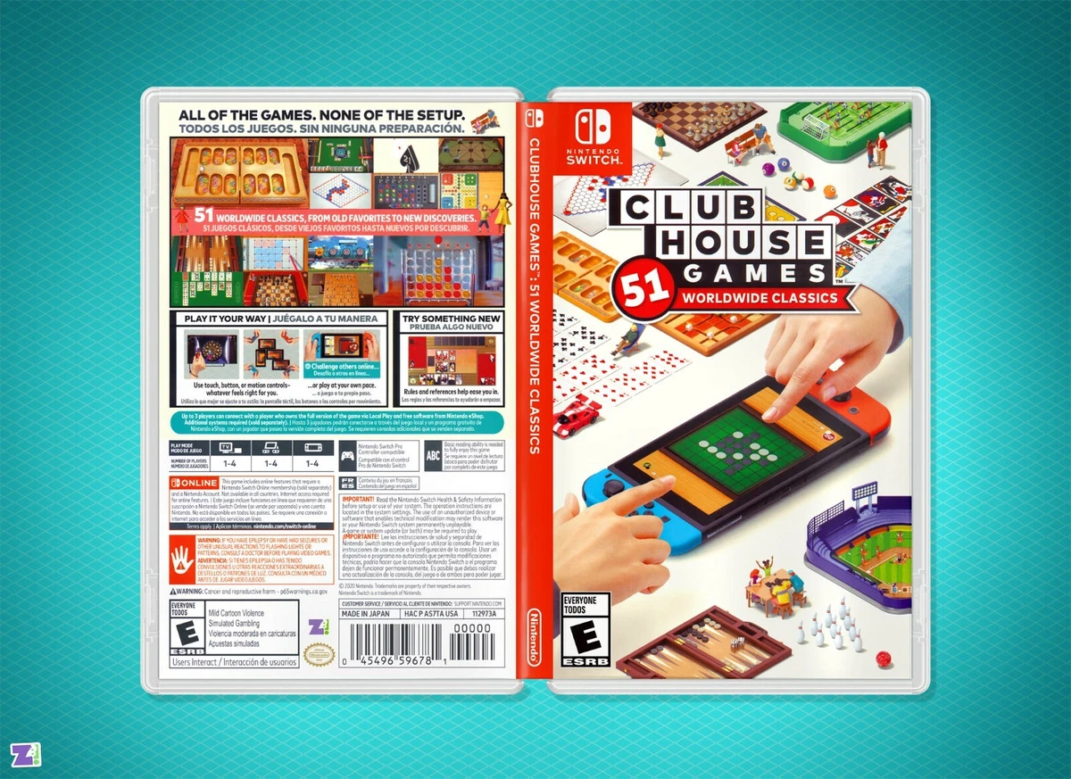 42 All-Time Classics  Clubhouse Games (Nintendo DS